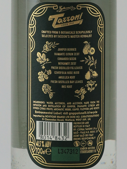 Tassoni Gin