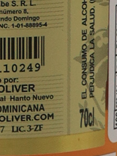 Cubaney 12 Year Old Orangerie