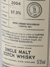 Load image into Gallery viewer, Connoisseur's Choice Cask Strength Glenburgie 21 Year Old 2004