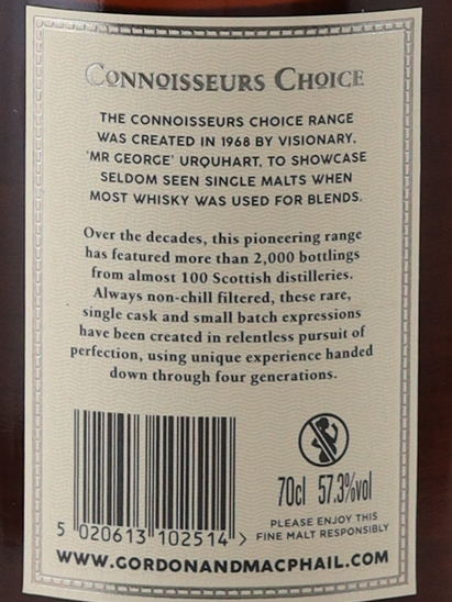 Connoisseur's Choice Cask Strength Glenburgie 21 Year Old 2004