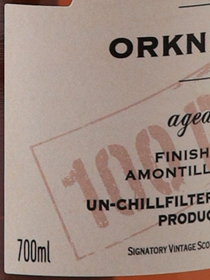 Signatory Orkney 14 Year Old 2011 Amontillado Cask Finish 57.1%