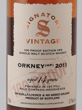 Load image into Gallery viewer, Signatory Orkney 14 Year Old 2011 Palo Cortado Cask Finish 57.1%