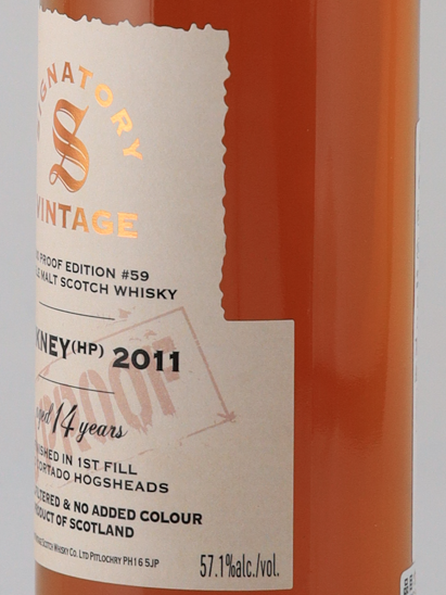 Signatory Orkney 14 Year Old 2011 Palo Cortado Cask Finish 57.1%