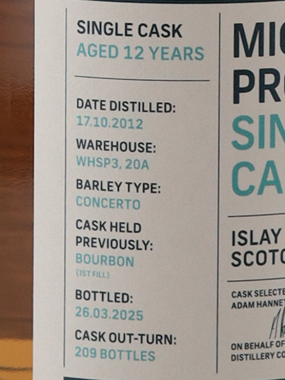 Bruichladdich Micro Provenance Single Cask #3724