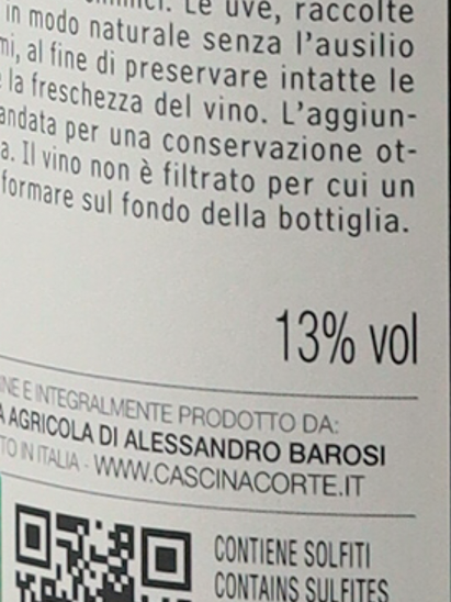 Casina Corte Dogliani Sanluigi 2021 750ml