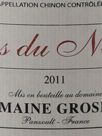 Domaine Grosbois Chinon Clos du Noyer 2011 1500ml