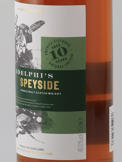 Adelphi Speyside 10 years 46% — Single Malt