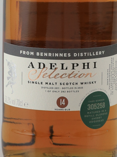 Adelphi Benrinnes 14 years 2011 56.2%