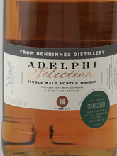 Load image into Gallery viewer, Adelphi Benrinnes 14 years 2011 56.2%