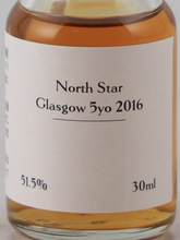 Load image into Gallery viewer, Northstar Glasgow 5 Year Old 2016 51.5% 30ml