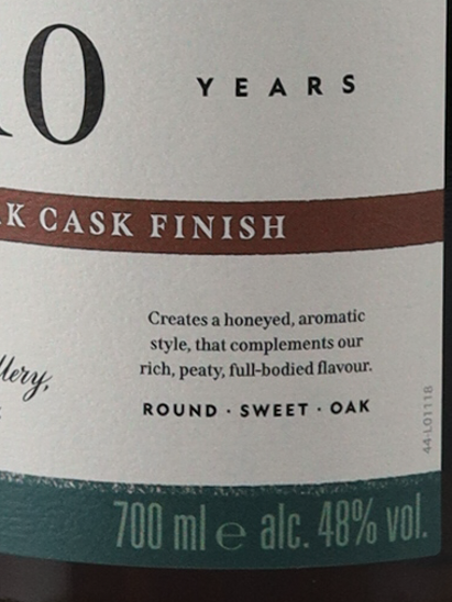 Laphroaig 10 Year Old Sherry Oak Finish 48% New Label