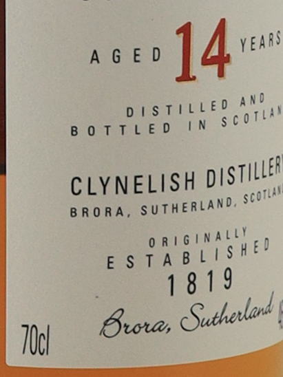 Clynelish 14 years [Authorized Import]