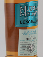 Load image into Gallery viewer, Murray McDavid Glen Elgin 16 Years 2008 54.9%