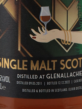 Load image into Gallery viewer, Whisky Trail Flappers Glenallachie 11 Years Old 2011 61.5%