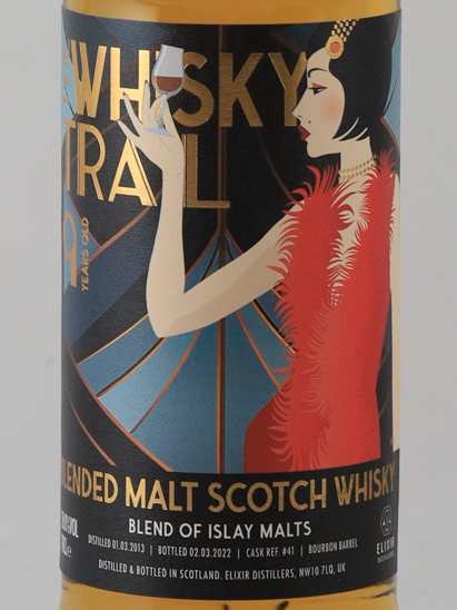 Whisky Trail Flappers Blend of Islay Malt 9 Year Old 2013 58% 700ml - image 2