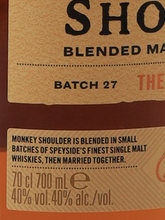 Load image into Gallery viewer, Monkey Shoulder Batch 27 700ml [Parallel Import]