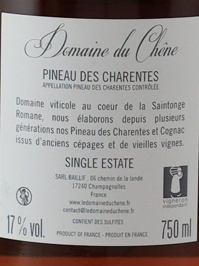 Domaine du Chêne Pineau Des Charentes Extra Vieux