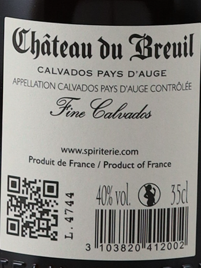 Chateau de Breuil Fine Calvados Liqueur Au Calvados Cocktail Gift Set