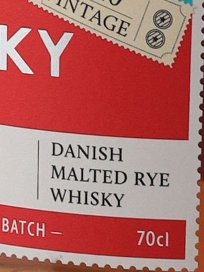 The Whisky Trail Thy Distillery 4 Year Old 2020 Rye 50.5%