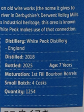 Load image into Gallery viewer, The Whisky Trail White Peak 7 Year Old 2018 52.4%