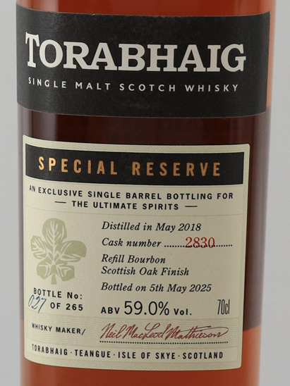 Torabhaig 2018 Scottish Oak 59%