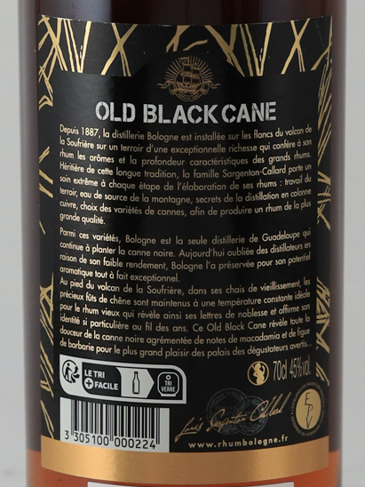 Rum Bologne Old Black Cane