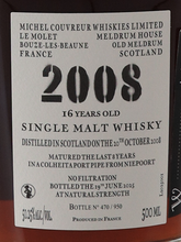 Load image into Gallery viewer, Michel Couvreur Single Cask 2008 50.25%