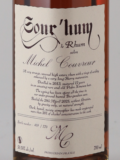 michel Couvreur sour rum