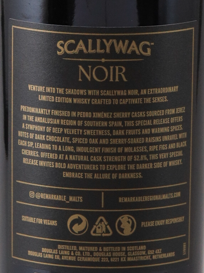 Scallywag Noir Edition 52.8% (defective cap)