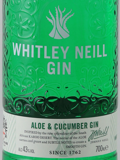 Whitley Neill Aloe & Cucumber Gin 43%