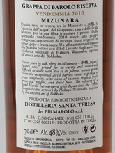 Load image into Gallery viewer, Marolo Grappa di Barolo Riserva Mizunara 2010