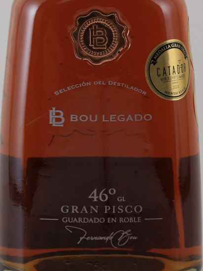 Pisco BOU Regado 7 Year Old Gran Pisco