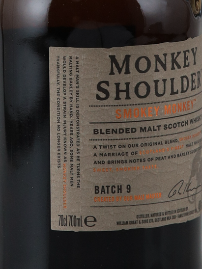 Monkey Shoulder Smokey Monkey Old Label [Parallel Import]