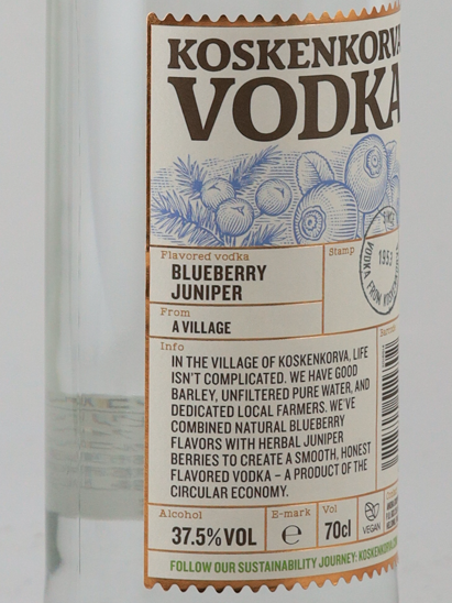 Koskenkorva Flavored Vodka Blueberry