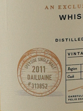 Load image into Gallery viewer, BB&amp;R Dailuaine 14 Years 2011 56.1%