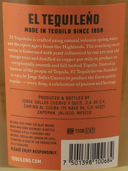Eltequileno Gran Reserva Reposado