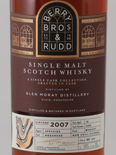 Load image into Gallery viewer, BB&amp;R Odyssey Glen Moray 18 Year 2007 54%