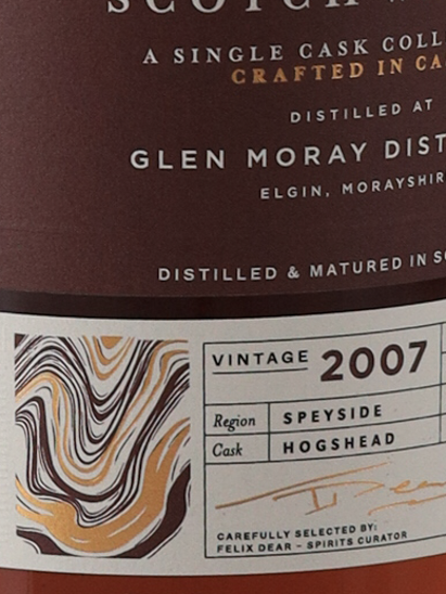 BB&R Odyssey Glen Moray 18 Year 2007 54%