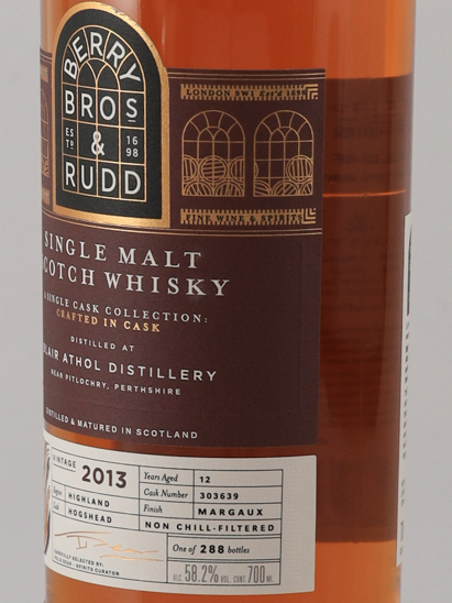 BB&R Odyssey Blair Athol 12 Year 2013 58.2%