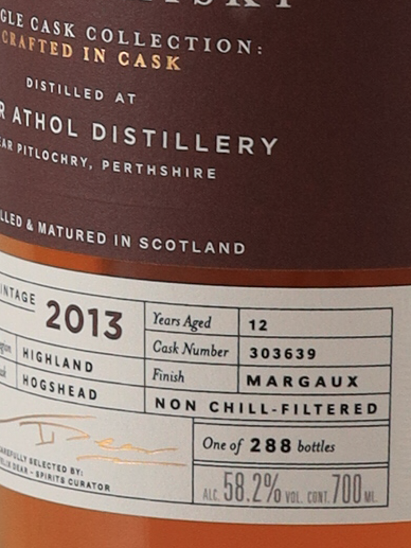 BB&R Odyssey Blair Athol 12 Year 2013 58.2%
