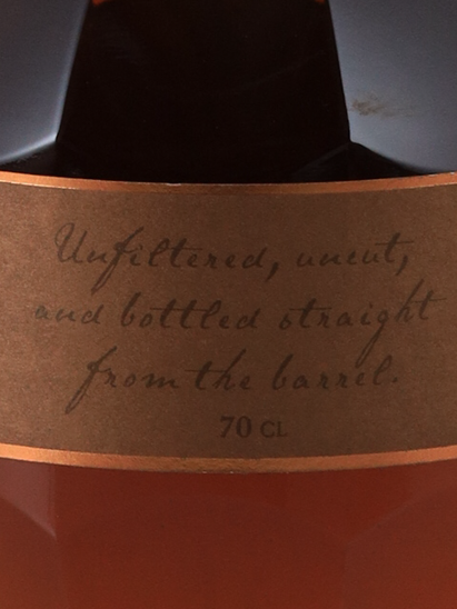Blanton's Straight from the Barrel 62.45% (defective label)