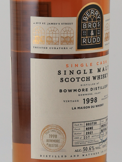 BB&R Bowmore 22 Years 1998 50.6%