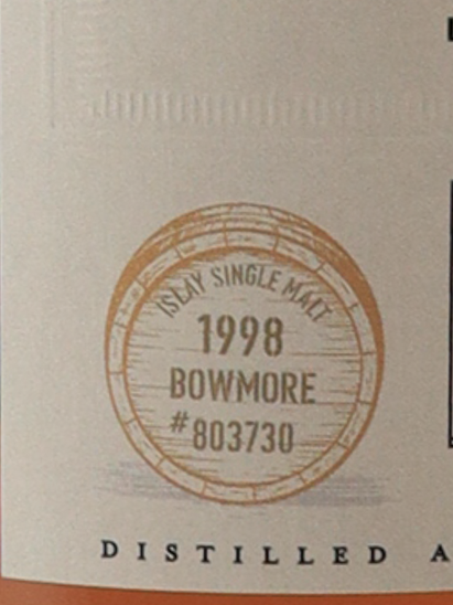 BB&R Bowmore 22 Years 1998 50.6%