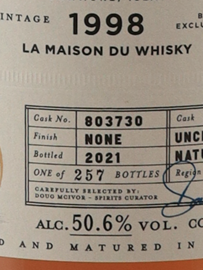 BB&R Bowmore 22 Years 1998 50.6%