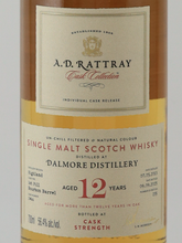 Load image into Gallery viewer, AD Rattray Dalmore 12 Years 2013 56.4%