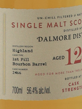 Load image into Gallery viewer, AD Rattray Dalmore 12 Years 2013 56.4%