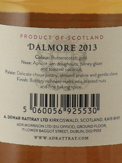 AD Rattray Dalmore 12 Years 2013 56.4%