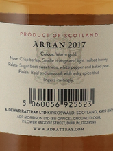 Load image into Gallery viewer, AD Rattray Arran 8 years 2017 59.8%