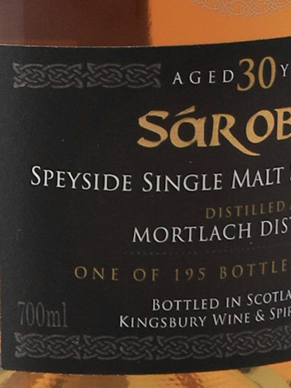 Sansibar Mortlach 30 years 1995 50.8%