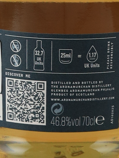 Ardnam Luckan 10 years 46.8% — Single Malt